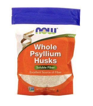 Цельные оболочки семян подорожника (псиллиум), Now Foods Whole Psyllium Husks, 454 г 733739059819 фото
