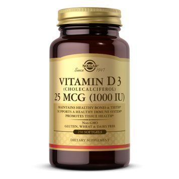 Vit D3 1000 IU - 250 softgels 2022-10-2979 фото