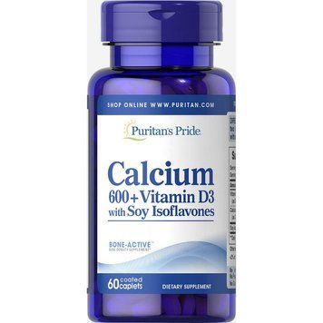 Calcium Carbonate 600 mg + Vitamin D 125 IU - 60 Caplets 100-37-8264343-20 фото