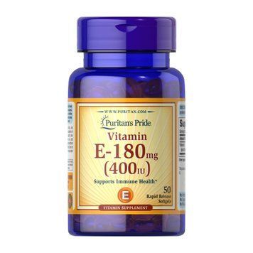 Vitamin E-400 IU - 50 softgels 2023-10-4592 фото