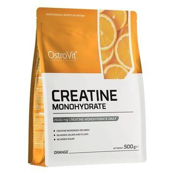 Креатин моногідрат OstroVit Creatine Monohydrate Апельсин, 500 г 5902232611601 фото
