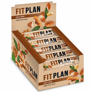 Fitness Plan Muesli Bar - 30x30g Nut Mix 100-37-1614665-20 фото