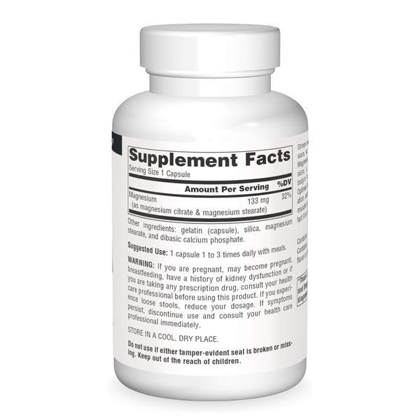 Magnesium Citrate 133mg - 90 caps 2022-10-1451 фото