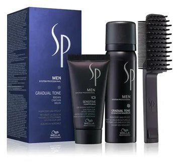 Камужляж для чоловіків для зафарбовування сивини коричневий Wella SP Men Gradual Tone Brown 8005610581385 фото