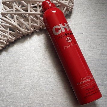 Термозащитный лак сильной фиксации CHI 44 Iron Guard Firm Hold Protecting ssray 284 г 633911743850 фото