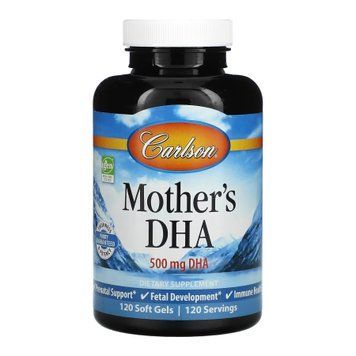 Mother's DHA 500mg - 120 softgels 2023-10-3890 фото