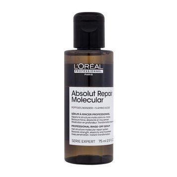 Змивна сироватка L'Oreal Professionnel Serie Expert Absolut Repair Molecular для відновлення пошкодженого волосся 75 мл 3474637154783 фото