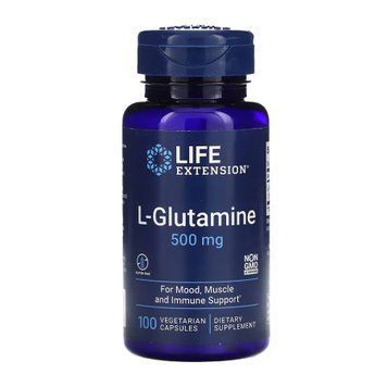 L-Glutamine 500 mg - 100 vcaps 2023-10-5140 фото