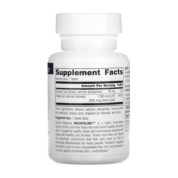 MegaFolinic&trade; 800mcg - 120 tabs 2023-10-2700 фото
