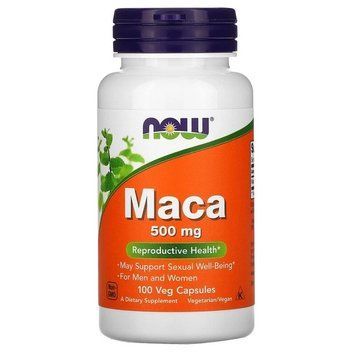 Мака Now Foods Maca 500 мг 100 капсул 733739047212 фото