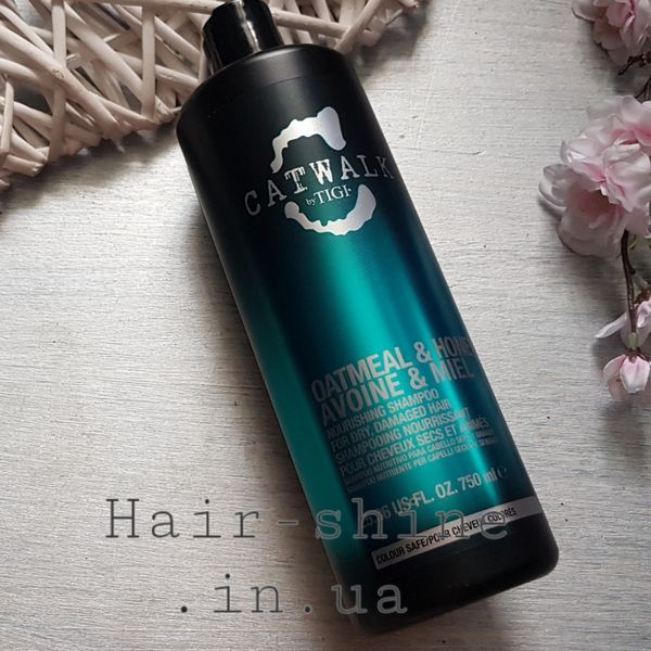 Відновлюючий та поживний шампунь Tigi Catwalk Oatmeal and Honey Nourishing Shampoo 750 мл 615908426601 фото