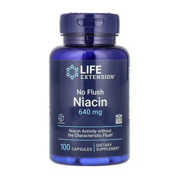 No Flush Niacin 640 mg - 100 caps 2023-10-5197 фото