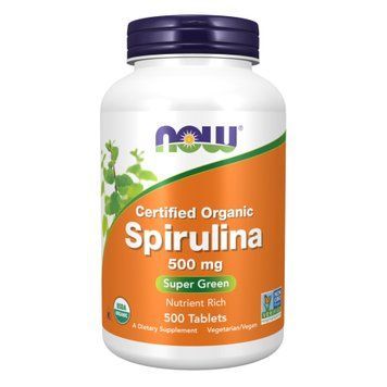 Org Spirulina 500mg - 500 tabs 2022-10-0688 фото