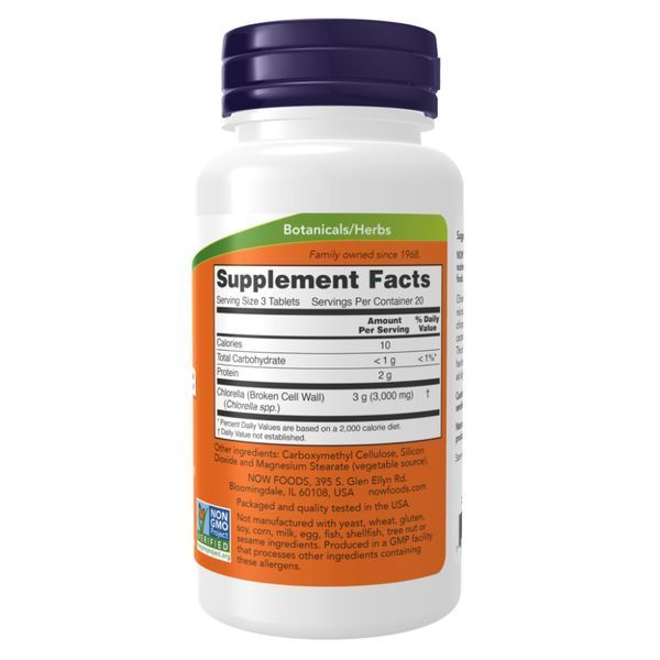 Chlorella 1000mg - 120 tabs 2022-10-2598 фото