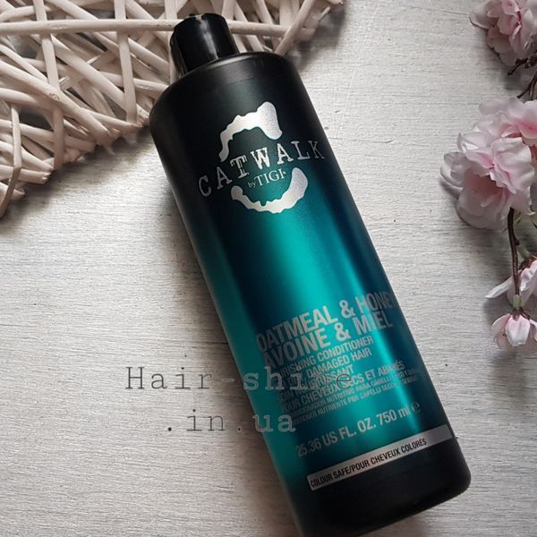Кондиціонер, що відновлює для волосся Tigi Catwalk Oatmeal & Honey Conditioner 750 мл 615908427561 фото