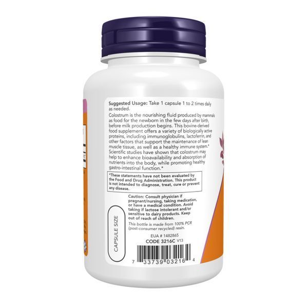 Colostrum 500mg - 120 vcaps 2023-10-2216 фото