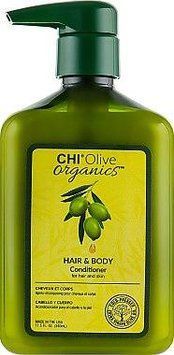 Відновлюючий,поживний Кондиціонер для волосся і тіла CHI Olive Organics Hair and Body Conditioner 340ml 633911789018 фото