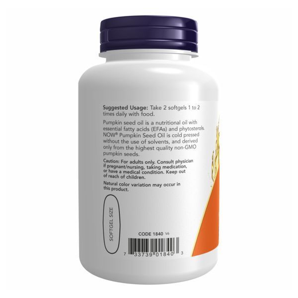 Pumpkin Seed Oil 1000mg - 200 sgels 2022-10-2386 фото