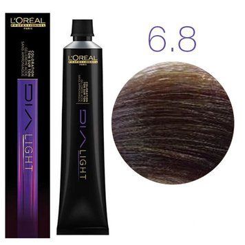 Фарба L'Oreal Professionnel Dia Light 6.8 темний блондин мокка 50 мл 3474636219636 фото