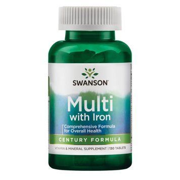 Multi with Iron Century Formula - 130tabs 100-76-7948278-20 фото