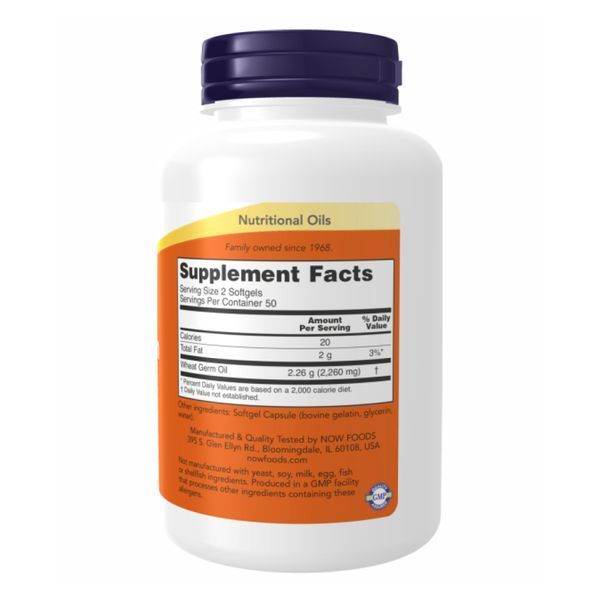 Wheat Germ Oil 1130mg - 100 sgels 2022-10-2387 фото