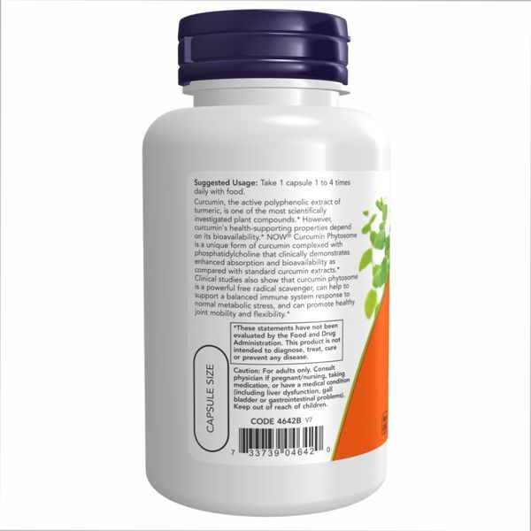 Turmeric Curcumin Phytosome 500mg - 60 vcaps 2022-10-2316 фото