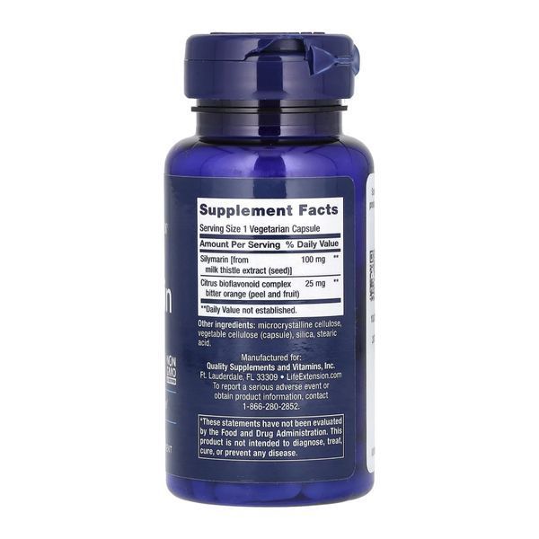 Silymarin	100 mg - 90 veg caps (До 12.25) 2023-10-5597 фото