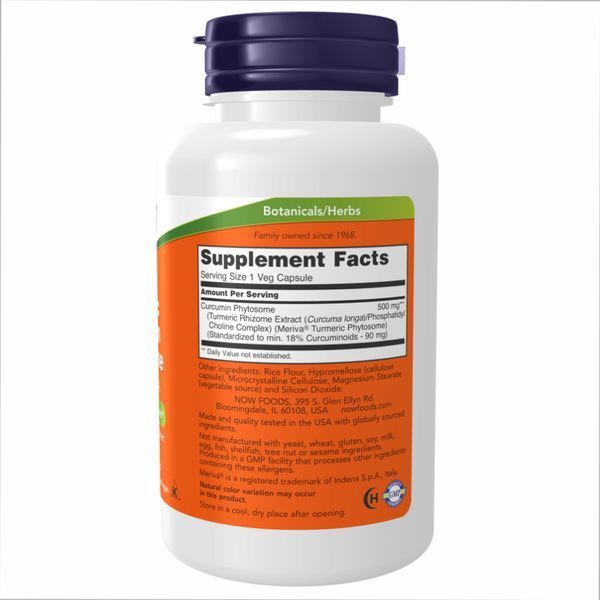 Turmeric Curcumin Phytosome 500mg - 60 vcaps 2022-10-2316 фото