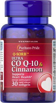 CO Q-10 with Cinnamon - 30caps 100-96-3434325-20 фото