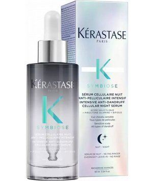Інтенсивна нічна сироватка для чутливої шкіри голови Kerastase Symbiose Serum Cellulaire Nuit Anti-Pelliculaire Intensif 90 мл 3474637136321 фото