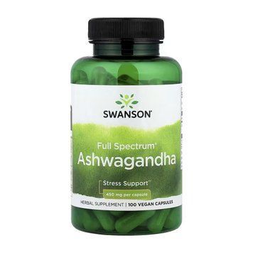 Ashwagandha 450mg - 100caps (Пошкоджена банка) 2023-10-5598 фото