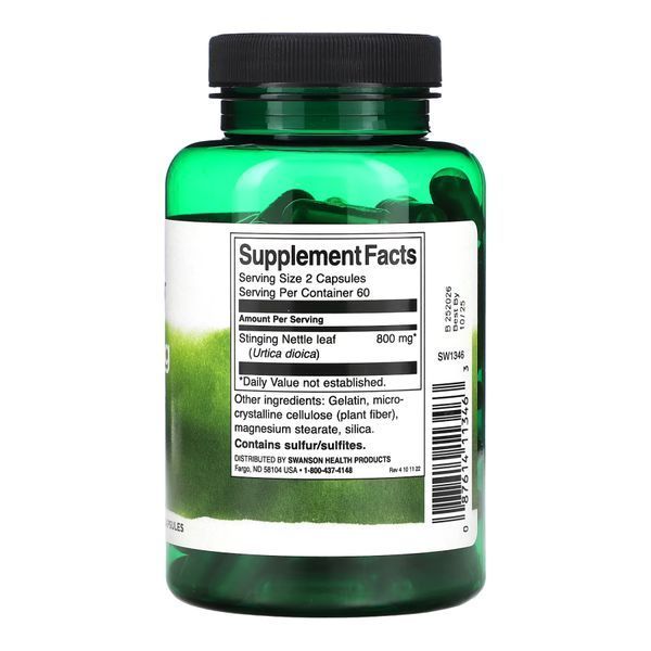 Stinging Nettle Leaf 400mg - 120 caps 2023-10-4066 фото