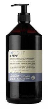 Шампунь для усиления холодных оттенков Insight Blonde Cold Reflections Shampoo 900 мл 8029352356834 фото