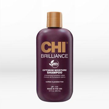 Зволожуючий шампунь для пошкодженого волосся CHI Deep Brilliance Olive & Monoi Optimum Moisture Shampo 355 ml 633911778722 фото