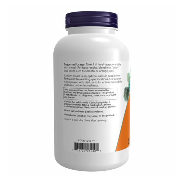 Calcium Citrate Powder - 227g 2022-10-1417 фото