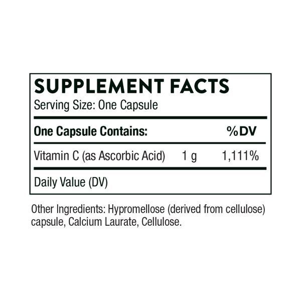 Ascorbic Acid 1g - 60 caps 2023-10-3130 фото