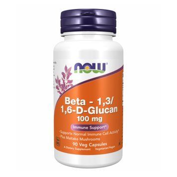 Beta-1,3/1,6-D-Glucan 100mg - 90 vcaps 2022-10-0695 фото
