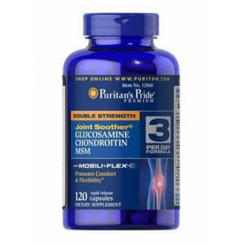 Glucosamine Chondroitin MSM Double Strength - 120tabs 100-78-8053529-20 фото