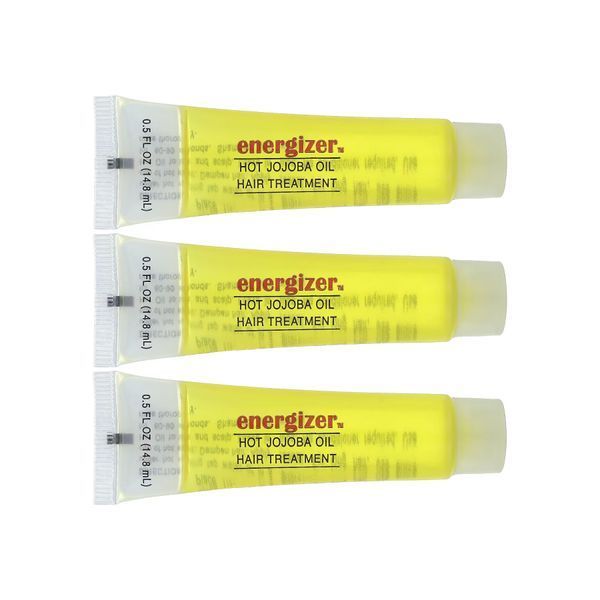 Energizer Hot Jojoba Oil Hair Treatment 3 Reclosable Tubes - 14.8 ml 2023-10-3997 фото