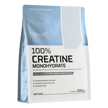 Креатин моногідрат OstroVit Creatine Monohydrate Без смаку, 300 г 5902232610253 фото