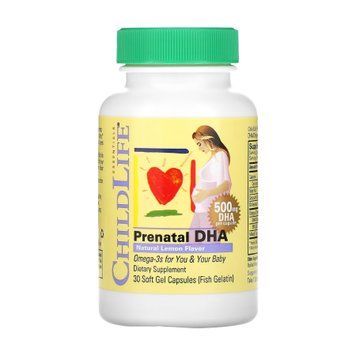 Prenatal DHA - 30 softgels (До 07.25) 2023-10-4391 фото