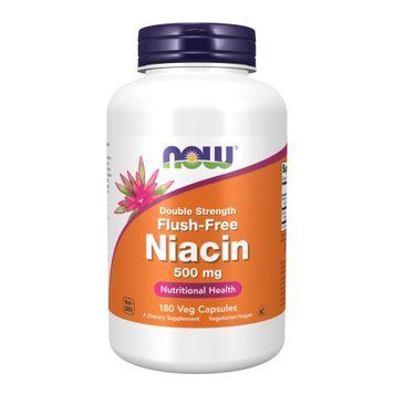 Niacin Flush-Free Double Strength 500 mg - 180 vcaps 2023-10-2500 фото