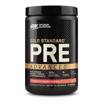 Gold Standart Pre-Workout Advanced - 330g Watermelon 100-70-1390547-20 фото