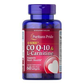 Q-SORB&trade; Co Q-10 30 mg plus L-Carnitine 250 mg - 60 Softgels 100-78-4271628-20 фото
