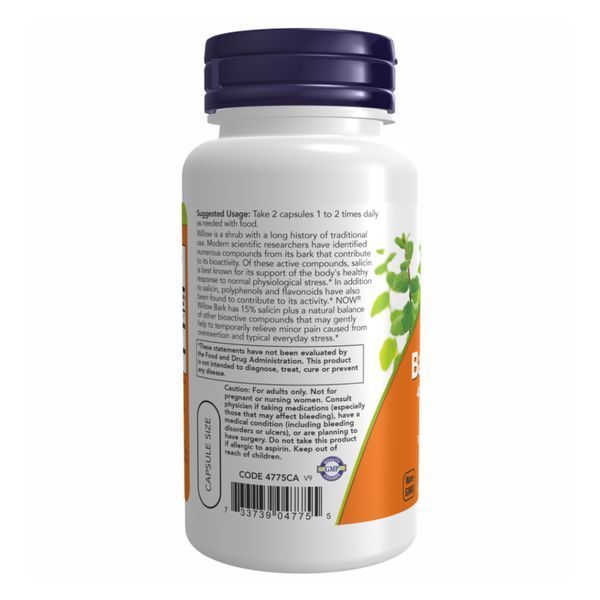Willow Bark Extract 400mg - 100 vcaps 2022-10-1420 фото
