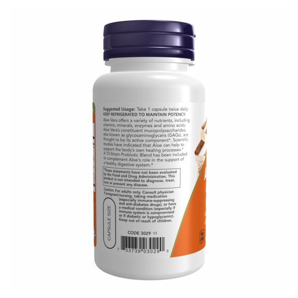 Aloe Vera 10000 & Probiotics - 60 vcaps 2022-10-1421 фото
