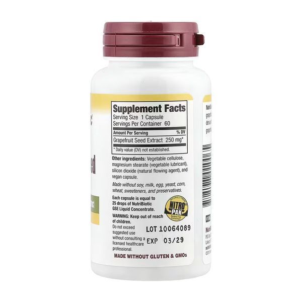 Grapefruit Seed Extract 250mg - 60 caps 2023-10-5472 фото