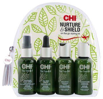 Дорожній набір CHI Tea Tree Oil Nurture & Shield Kit 59мл + 59мл + 59мл +59мл 633911814024 фото