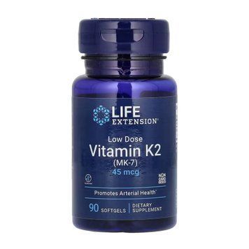Low Dose Vitamin K2 45 mcg - 90 softgels 2023-10-5209 фото
