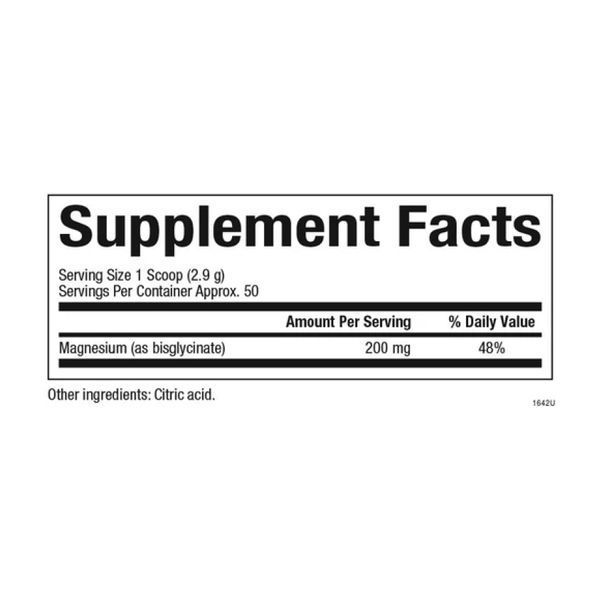 Magnesium Bisglycinate 200mg - 145g Pure 2023-10-3821 фото